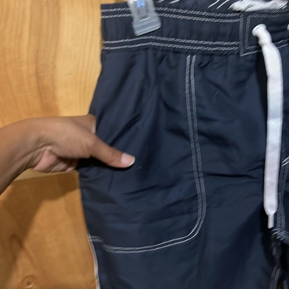 New with tags HODO SPORTS / swim trunks with liner size medium navy blue - Picture 5 of 9